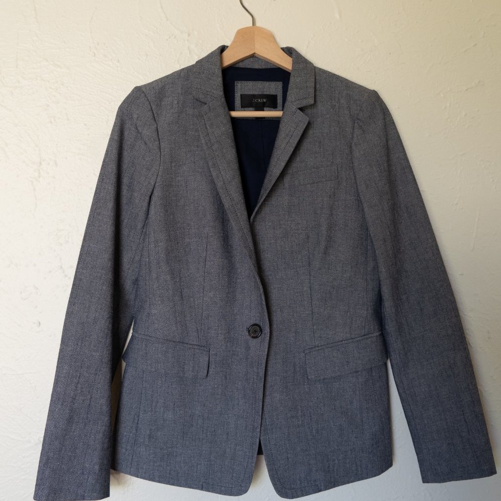 J.Crew Regent Blazer Chambray